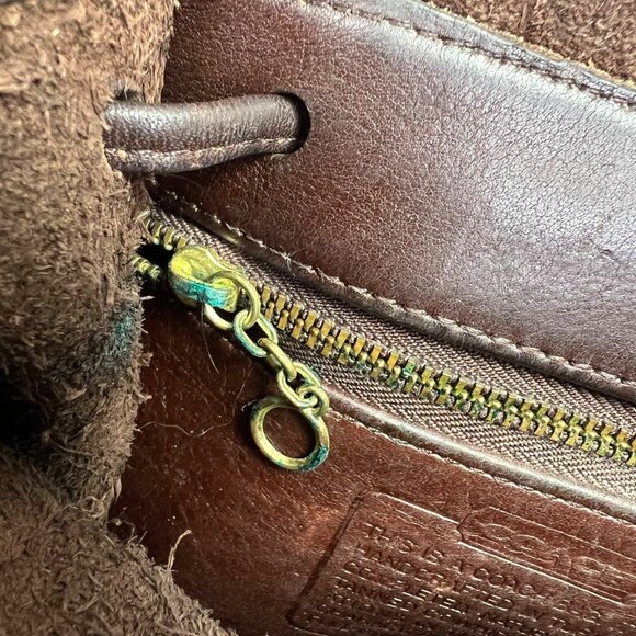 Vintage Coach Mini Backpack Daypack 9960 Brown Leather G8I-9960 Bag Purse - Picture 13 of 14